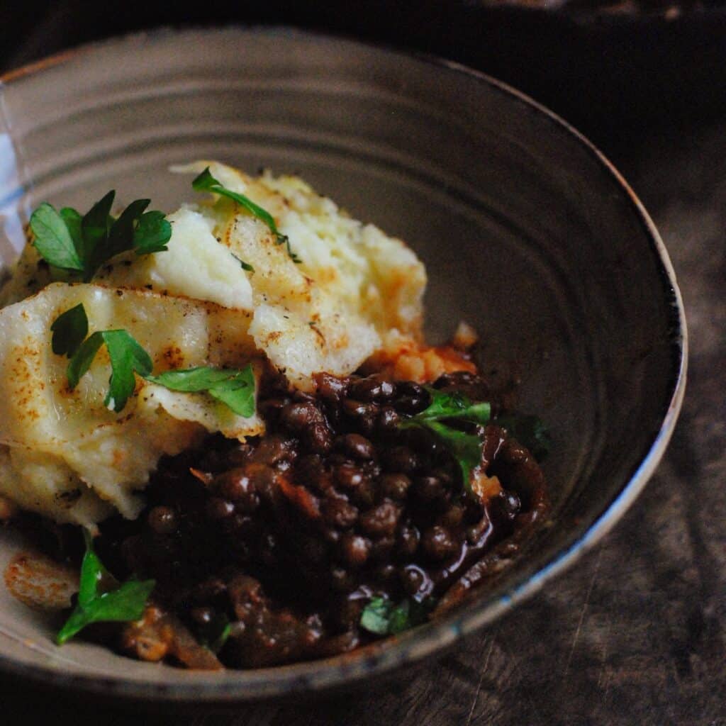 Shepherd's pie aux lentilles